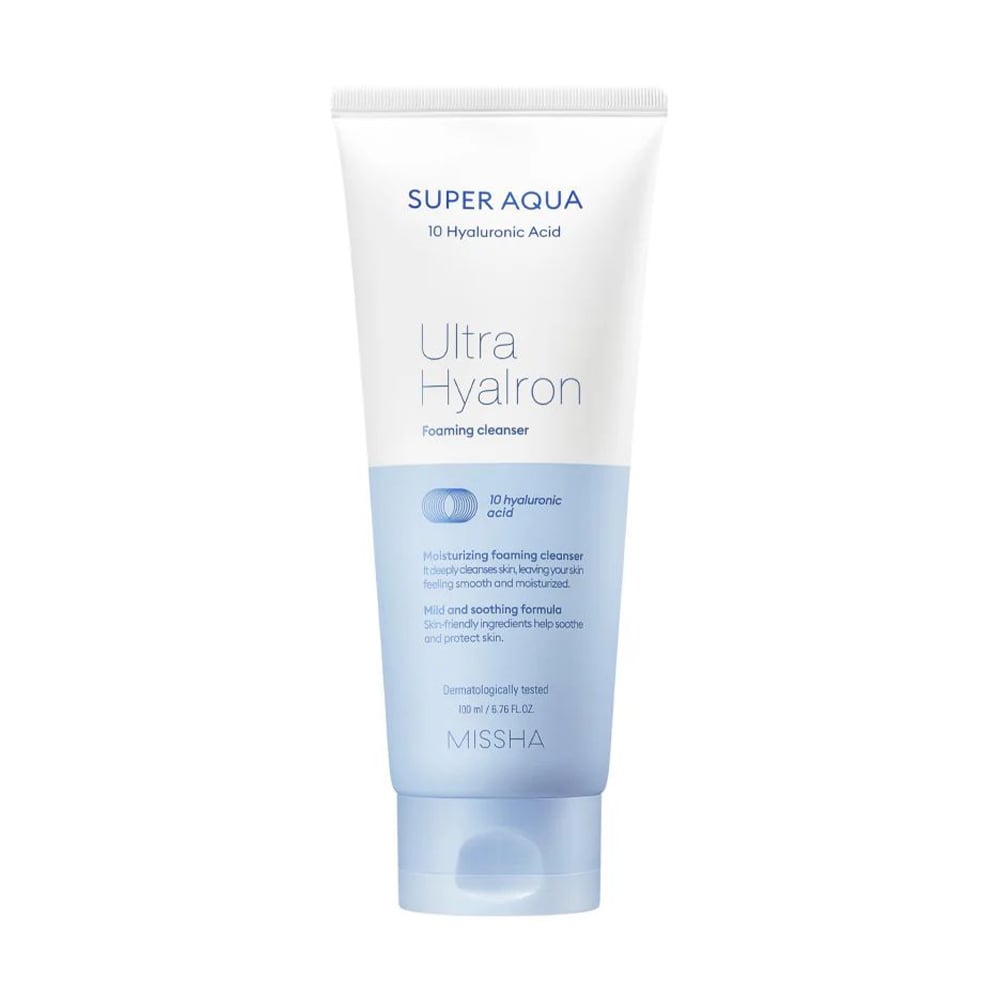 Пінка для вмивання Missha Super Aqua Ultra Hyalron Cleansing Foam, 100 мл